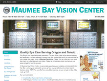 Tablet Screenshot of maumeebayvisioncenter.com